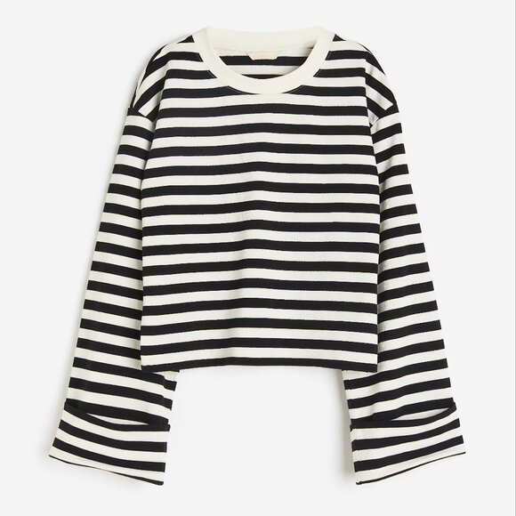 NWOT H&M striped cotton top - S - Picture 1 of 8